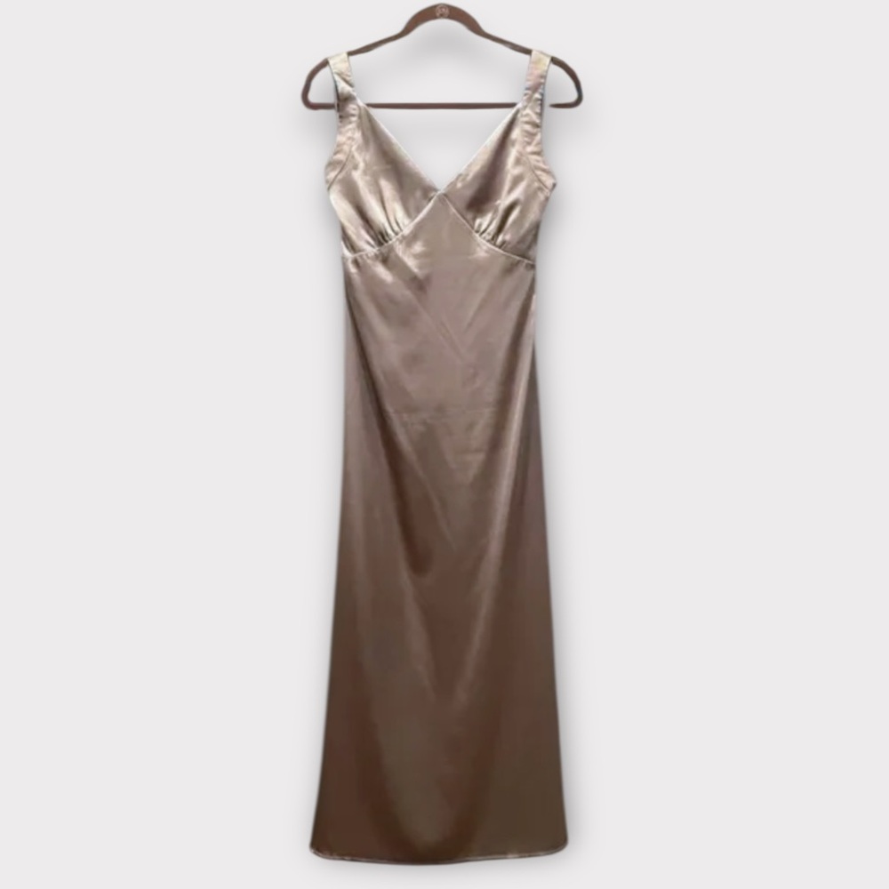 Princess Polly Kurt Maxi Slip Maxi Dress Champagne - Picture 4 of 5